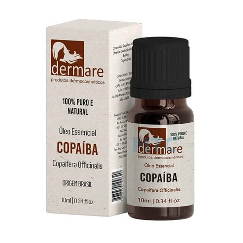 Óleo Essencial de Copaíba - 10ml - Dermare