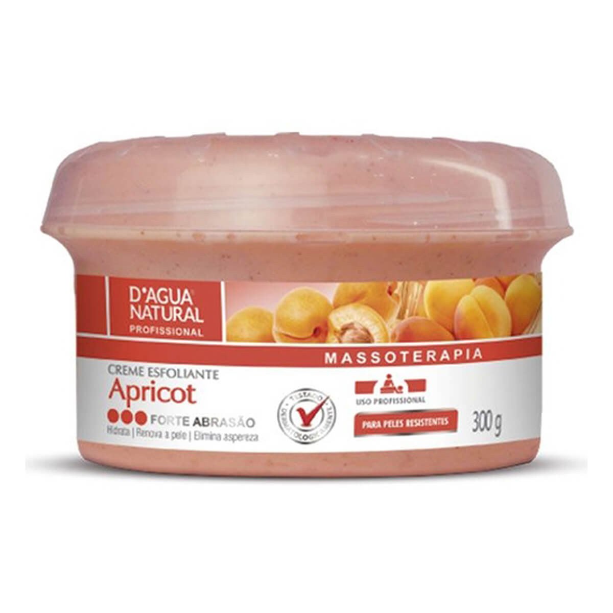 Creme Esfoliante Apricot Forte - 300g - D'Agua Natural