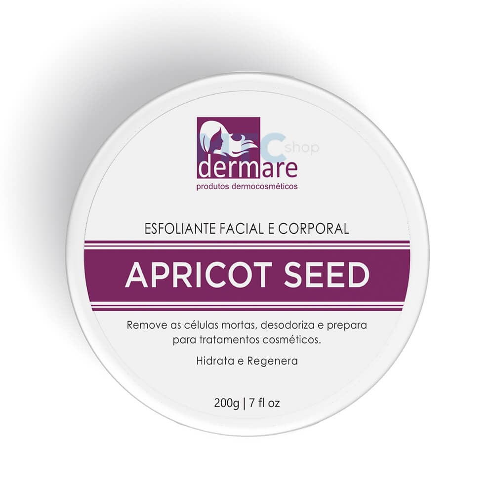 Esfoliante Facial Apricot Seed - 200g - Dermare