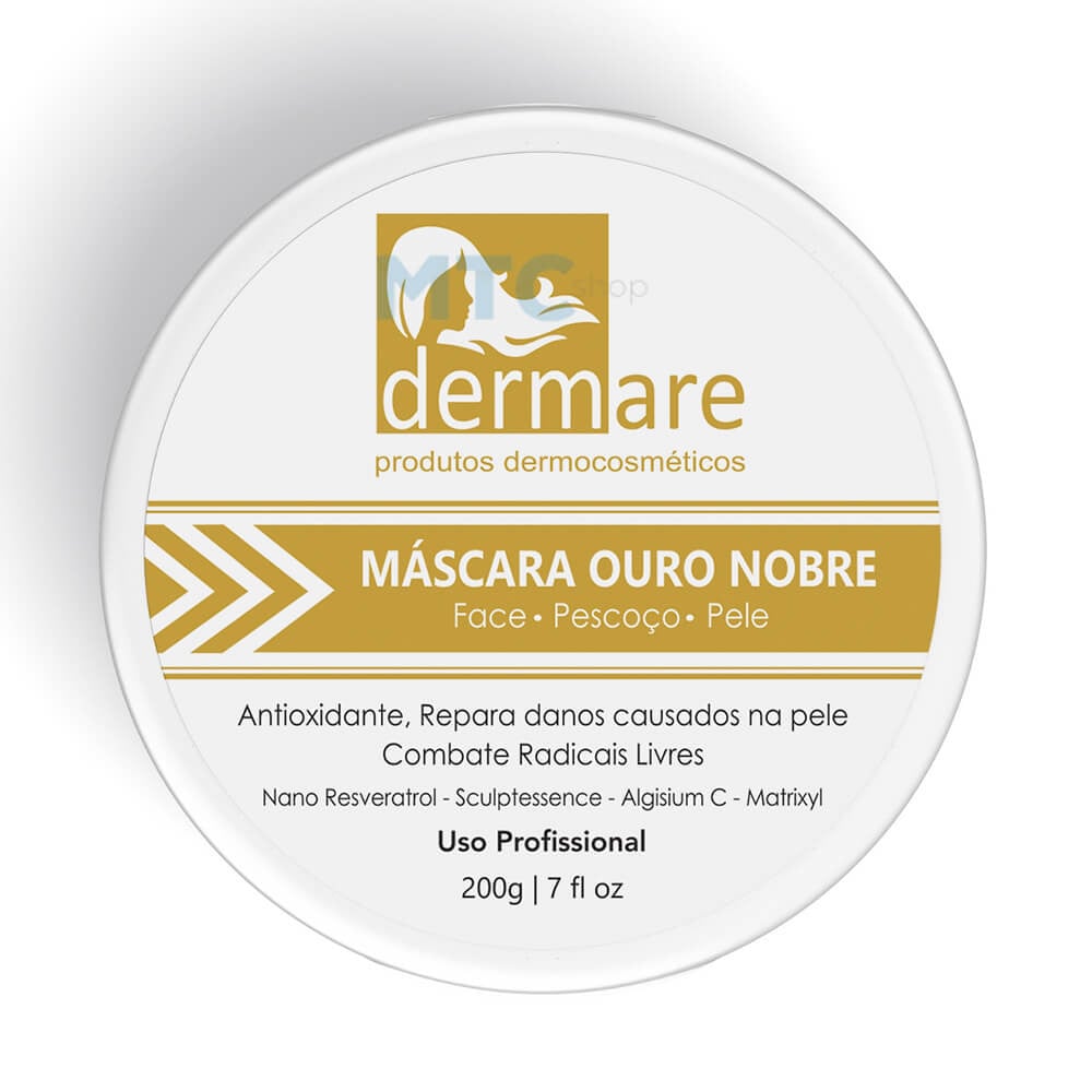 Máscara Ouro Nobre - 200g - Dermare